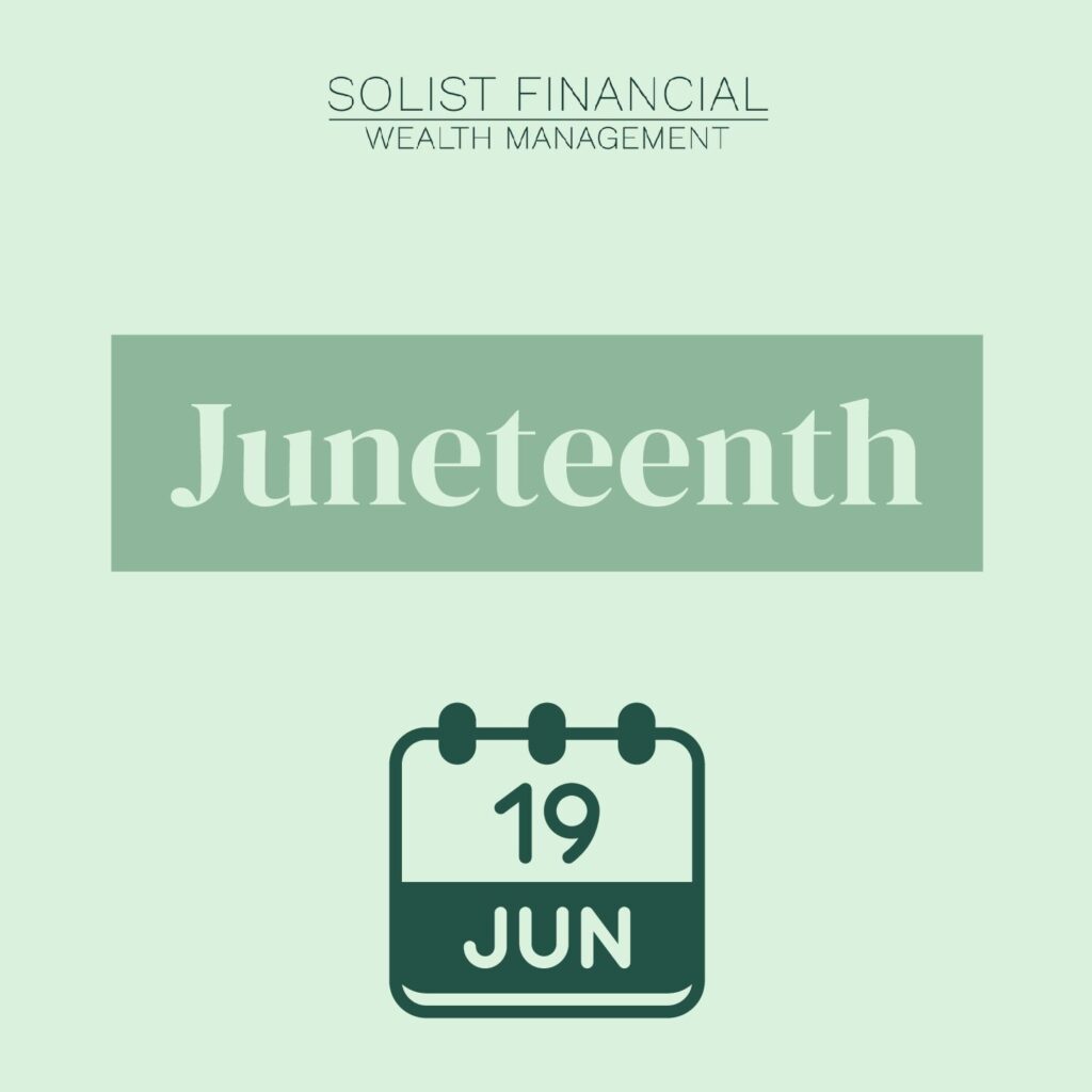 Juneteenth Observance and Information about Stock Market Closure